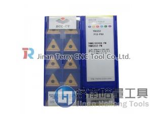 ZCCCT cemented carbide inserts TNMG160408-PM YBC251